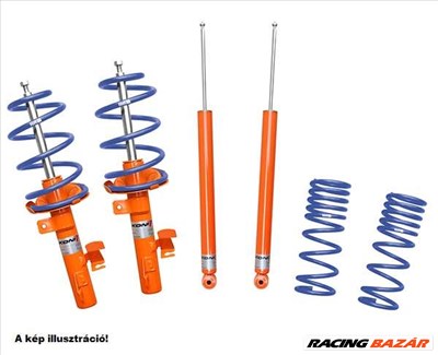 Koni Fiat Grande Punto, kivéve gyári sport futóművel szerelt, 2005.09-2012-ig (első tengely terhelés 851kg fölött), STR.T Kit, -30/30mm-es fix magasságú sport futómű