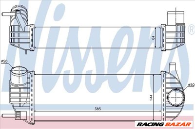 NISSENS 96572 Intercooler - RENAULT, MERCEDES-BENZ