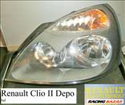 Renault Clio II bal fényszóró (Depo)