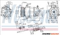 NISSENS 890056 Klímakompresszor CVC6