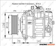 NRF 32613 Klímakompresszor