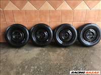 TOYOTA YARIS 15” LEMEZFELNI 4x100 TÉLI 175/65R15 GUMIVAL OLCSÓN!!!!