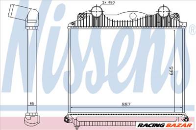 NISSENS 97049 Intercooler - NISSAN, PEUGEOT, HONDA, VOLVO, VAUXHALL, FORD, CHEVROLET