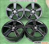 R17 5x112 Original Five Spoke Seat Black 7J ET54 / 7x17 gyári, eredeti alufelni szett