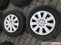  Vw Tiguan 5x112-as 16" újszerű (gyári felni) lemezfelni, 215/65 újszerű Semperit téli gumi sxx1