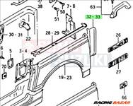 Suzuki Samurai merevítő hátsó sárvédő sarkánál jobb 64311-80001