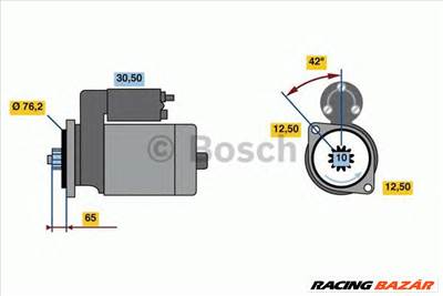 BOSCH 0 986 018 390 - önindító AUDI FORD SEAT SKODA VW