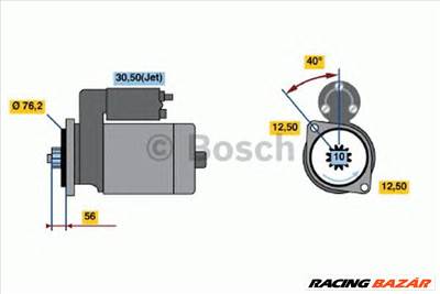 BOSCH 0 986 018 500 - önindító SEAT SKODA VW