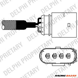 DELPHI ES10981-12B1 - lambdaszonda AUDI SEAT SKODA VW 1. kép