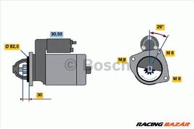 BOSCH 0 986 018 950 - önindító IVECO MITSUBISHI UAZ