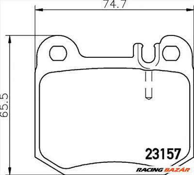 TEXTAR 2315702 - fékbetét MASERATI MERCEDES-BENZ