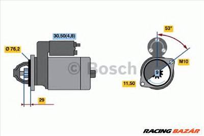 BOSCH 0 986 021 500 - önindító BMW BMW (BRILLIANCE)