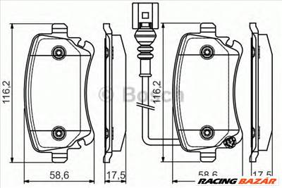 BOSCH 0 986 495 094 - fékbetét VW