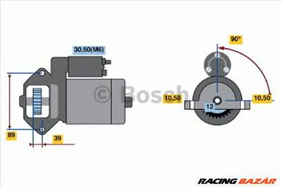 BOSCH 0 986 021 810 - önindító CITROËN FIAT FORD FORD AUSTRALIA LAND ROVER PEUGEOT