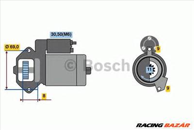 BOSCH 0 986 022 020 - önindító BMW