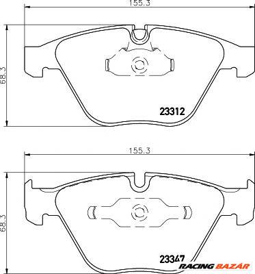 TEXTAR 2331207 - fékbetét BMW BMW (BRILLIANCE)