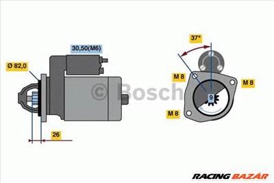 BOSCH 0 986 023 120 - önindító CITROËN FIAT PEUGEOT