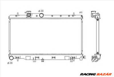 NRF 53697 - Vízhűtő (Hűtőradiátor) SUBARU