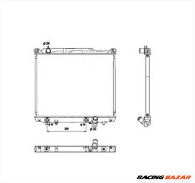 NRF 53576 - Vízhűtő (Hűtőradiátor) SUZUKI