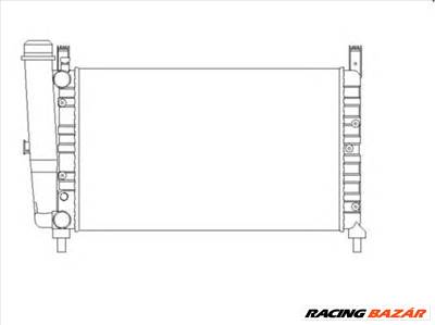 NRF 54701 - Vízhűtő (Hűtőradiátor) FIAT INNOCENTI