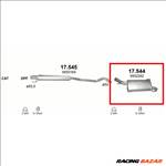 Polmo 17.544 kipufogó hátsó dob