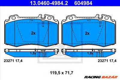 ATE 13.0460-4984.2 - fékbetét MERCEDES-BENZ