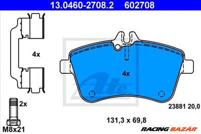 ATE 13.0460-2708.2 - fékbetét MERCEDES-BENZ