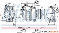 NISSENS 89341 Klímakompresszor CSV717