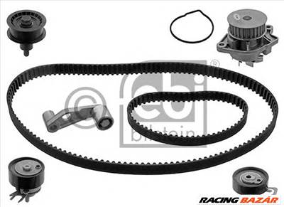 FEBI BILSTEIN 32737 - Vízpumpa + fogasszíj készlet AUDI SEAT SKODA VW