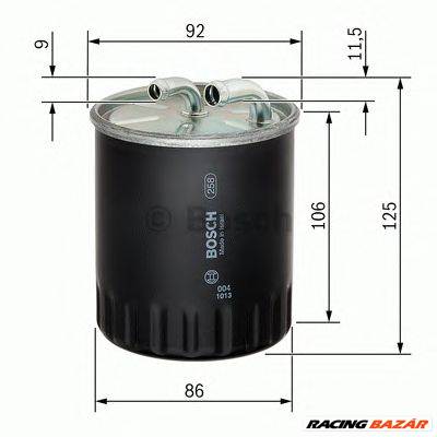 BOSCH 1 457 434 437 - Üzemanyagszűrő CHRYSLER MERCEDES-BENZ MITSUBISHI SMART