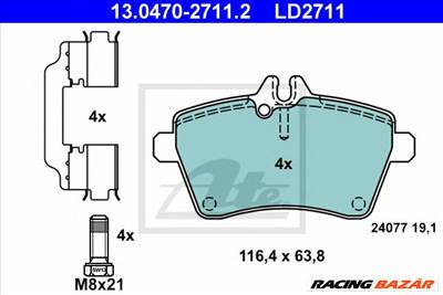 ATE 13.0470-2711.2 - fékbetét MERCEDES-BENZ