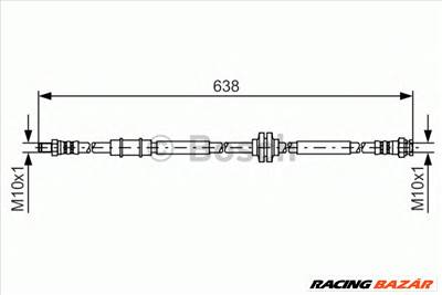 BOSCH 1 987 481 399 - fékcső ALFA ROMEO