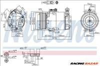 NISSENS 89042 Klímakompresszor SD6V12