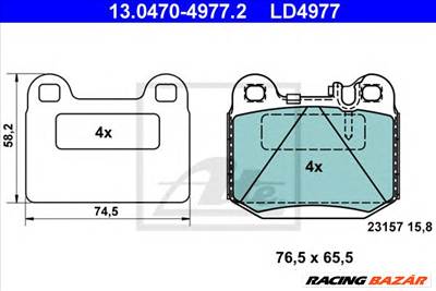 ATE 13.0470-4977.2 - fékbetét MERCEDES-BENZ