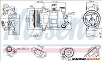 NISSENS 890607 Klímakompresszor