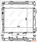 NRF 53786 Hűtőradiátor