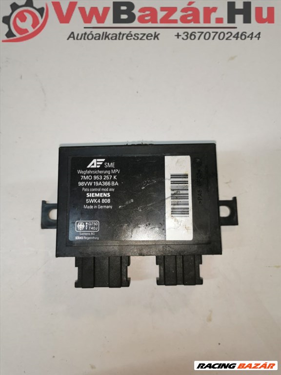 Immobiliser elektronika VW SHARAN 257k 7M0953257K 1. kép