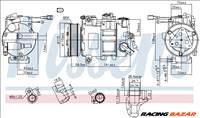 NISSENS 890620 Klímakompresszor 6SAS14C