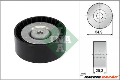 INA 532 0905 10 - hosszbordásszíj vezetőgörgő BRABUS MERCEDES-BENZ