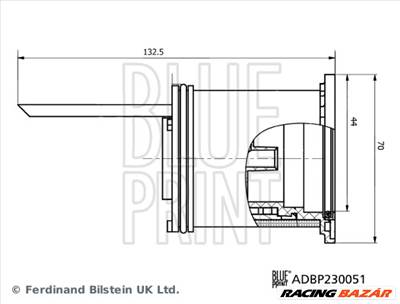 BLUE PRINT ADBP230051 - Üzemanyagszűrő AUDI