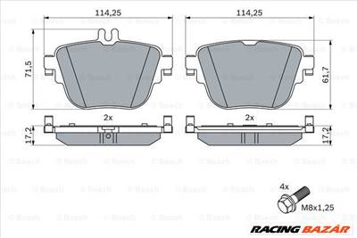 BOSCH 0 986 424 859 - fékbetétkészlet, tárcsafék MERCEDES-BENZ