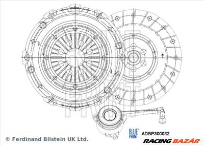 BLUE PRINT ADBP300032 - kuplungszett AUDI SEAT SKODA VW