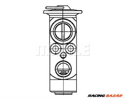 MAHLE AVE 100 000P - táguló szelep, klímaberendezés MAYBACH MERCEDES-BENZ