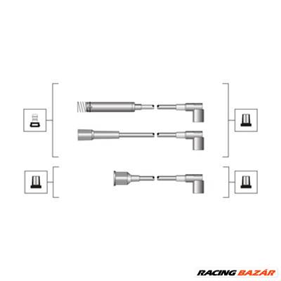 MAGNETI MARELLI 941319170110 - gyújtókábel szett OPEL VAUXHALL