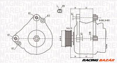 MAGNETI MARELLI 063731729010 - generátor SEAT SKODA VW