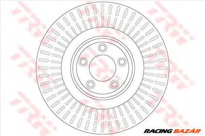 TRW DF6146S - féktárcsa JAGUAR
