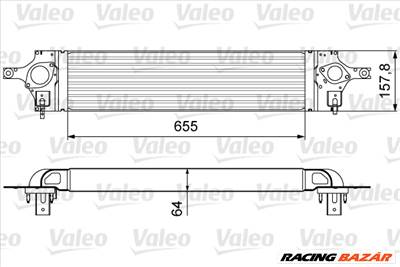 VALEO 818358 - töltőlevegő-hűtő NISSAN RENAULT