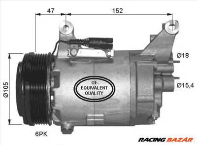 NRF 32409 - klíma kompresszor MINI