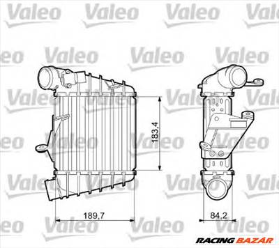 VALEO 817556 - töltőlevegőhűtő SEAT SKODA VW