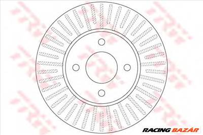 TRW DF6430 - féktárcsa NISSAN RENAULT